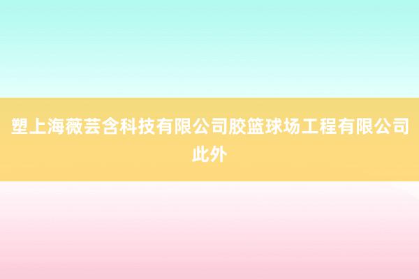塑上海薇芸含科技有限公司胶篮球场工程有限公司此外